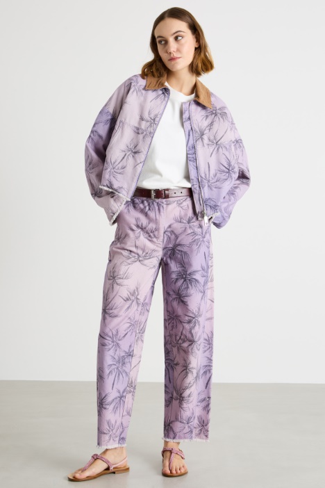 Canvas jacket with oversized pockets Intrend