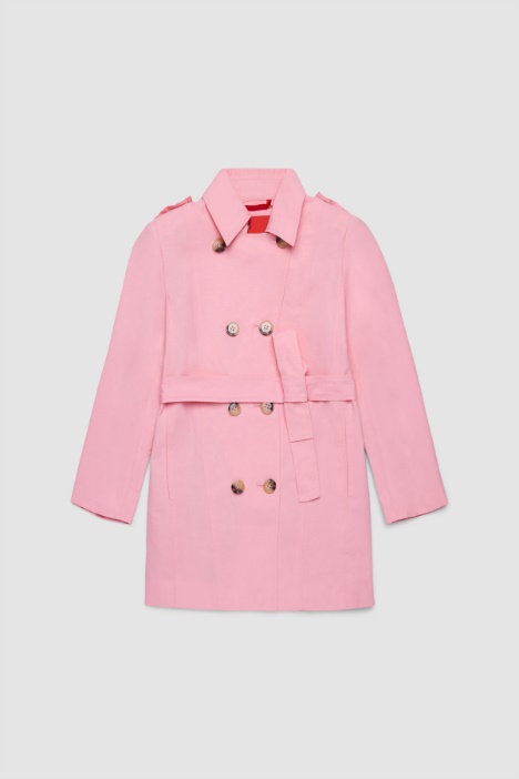 Double-Breasted Ottoman Trench Coat Intrend