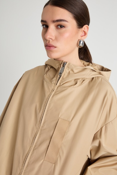 Parka in duchesse tecnico