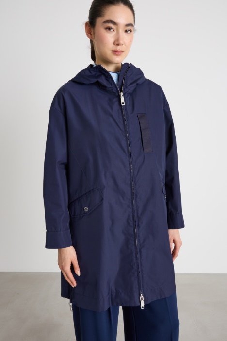 Parka in duchesse tecnico