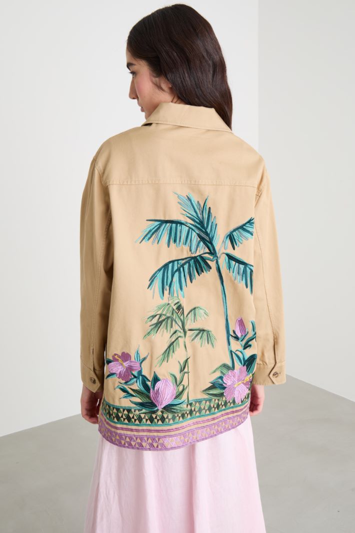 Embroidered safari jacket Intrend - 4
