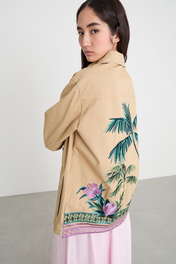Embroidered safari jacket Intrend - 3