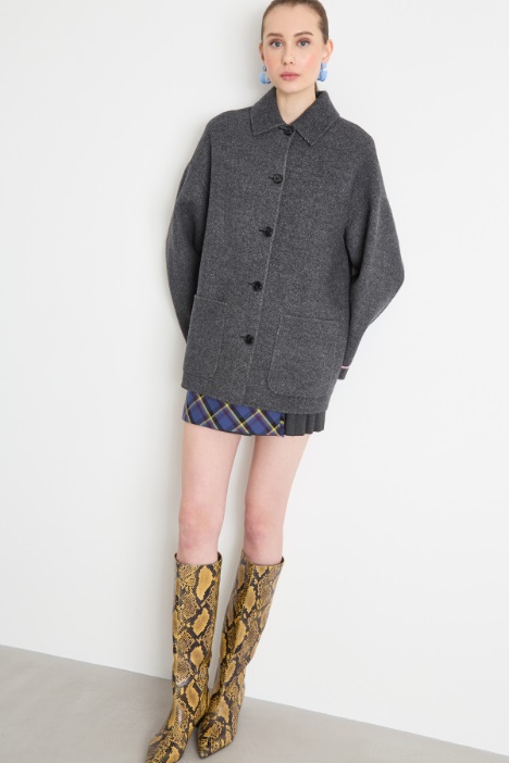 Longline wool jacket Intrend