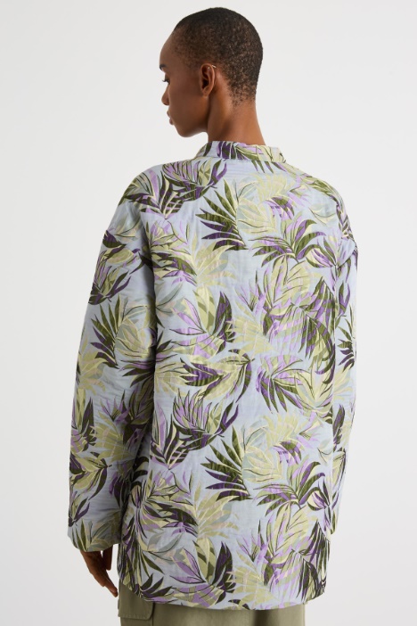 Giacca jacquard matelassé