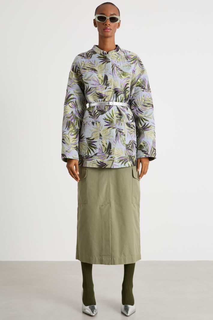 Matelassé jacquard jacket Intrend