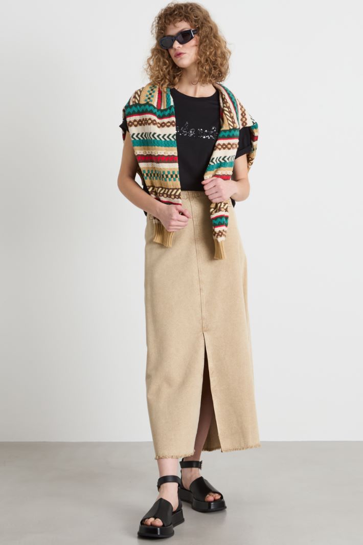 A-line midi skirt Intrend