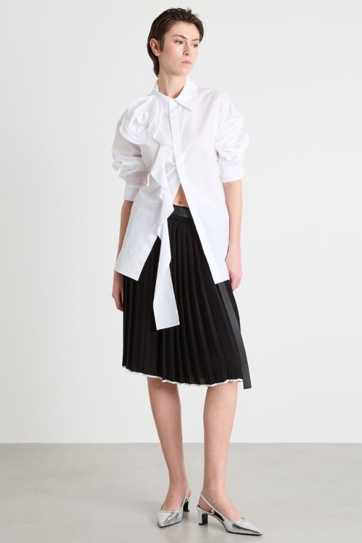 Plissé cady skirt Intrend