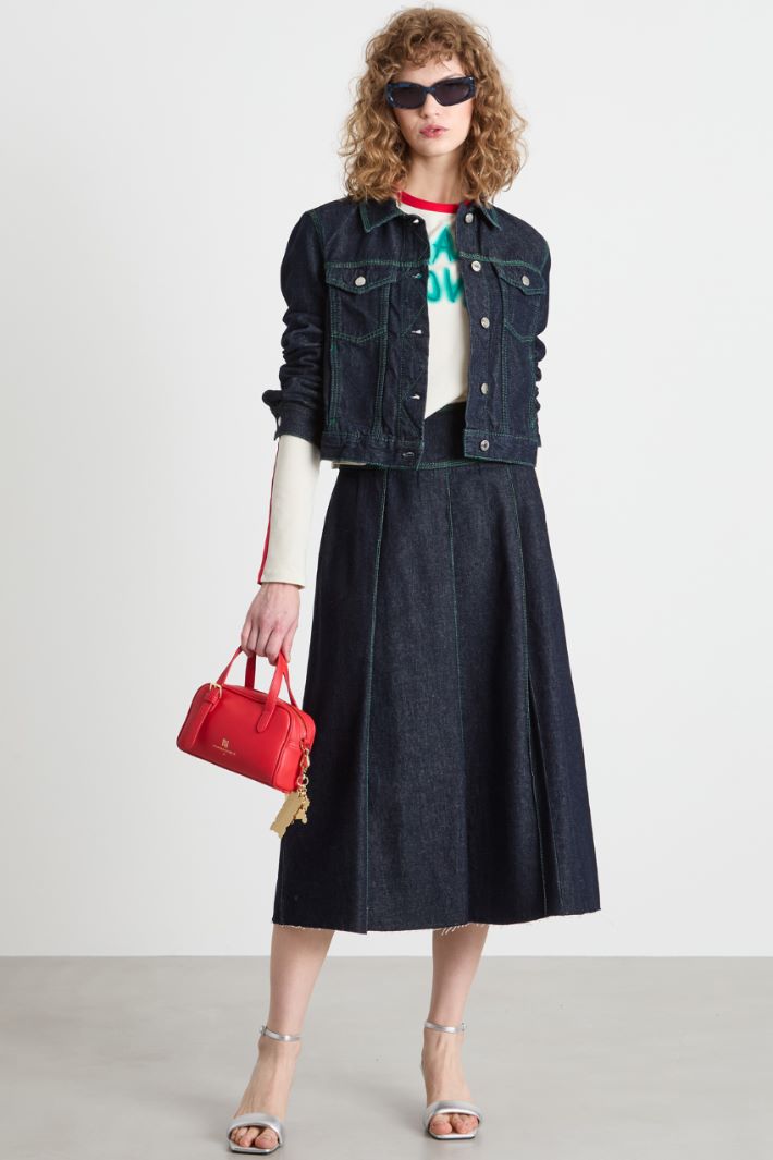 Pleated midi skirt Intrend