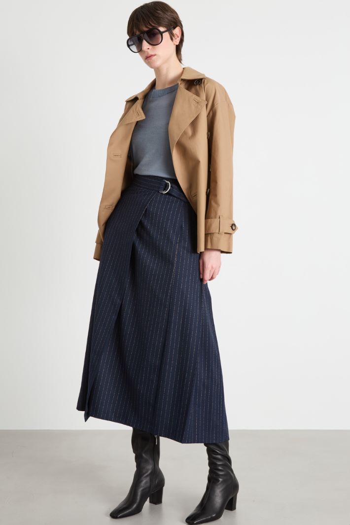 Flannel midi skirt Intrend