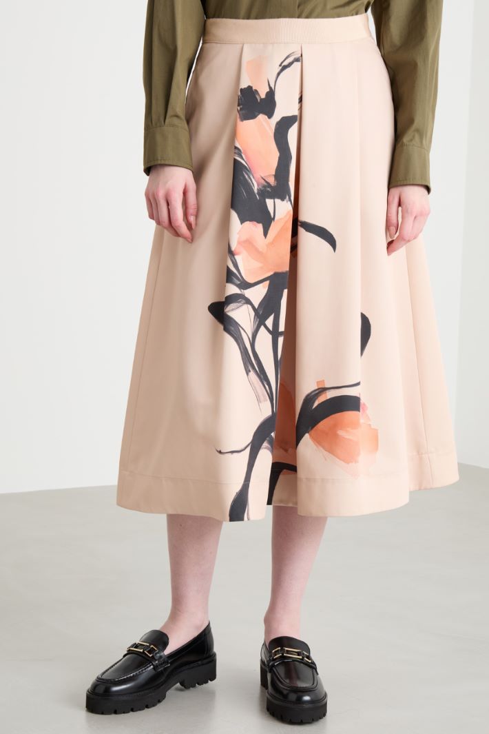 Printed ottoman skirt Intrend - 2