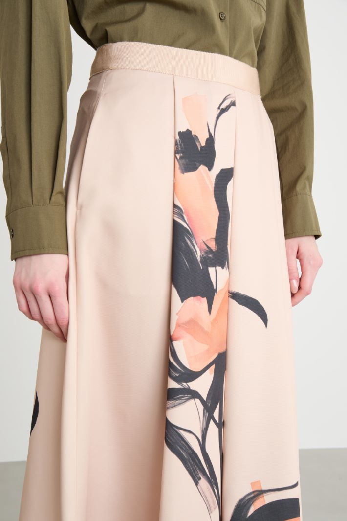 Printed ottoman skirt Intrend - 3