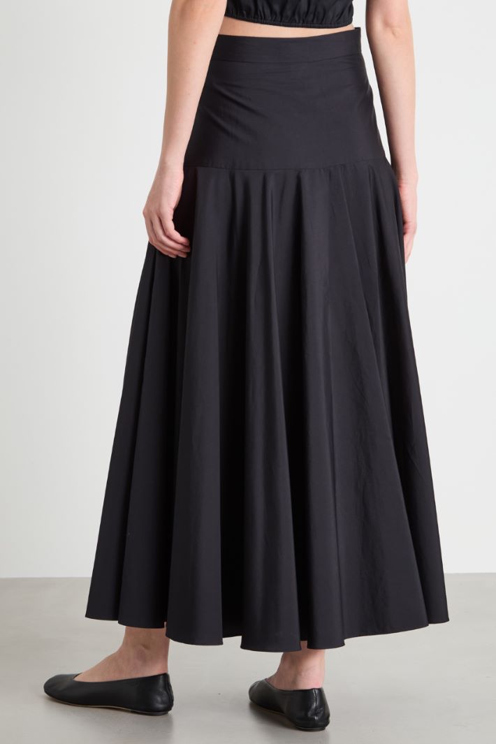Basque-waist full skirt Intrend - 4