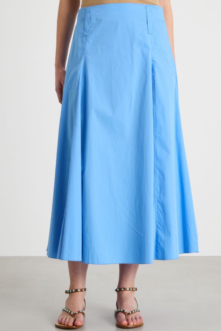 Poplin midi skirt Intrend - 2
