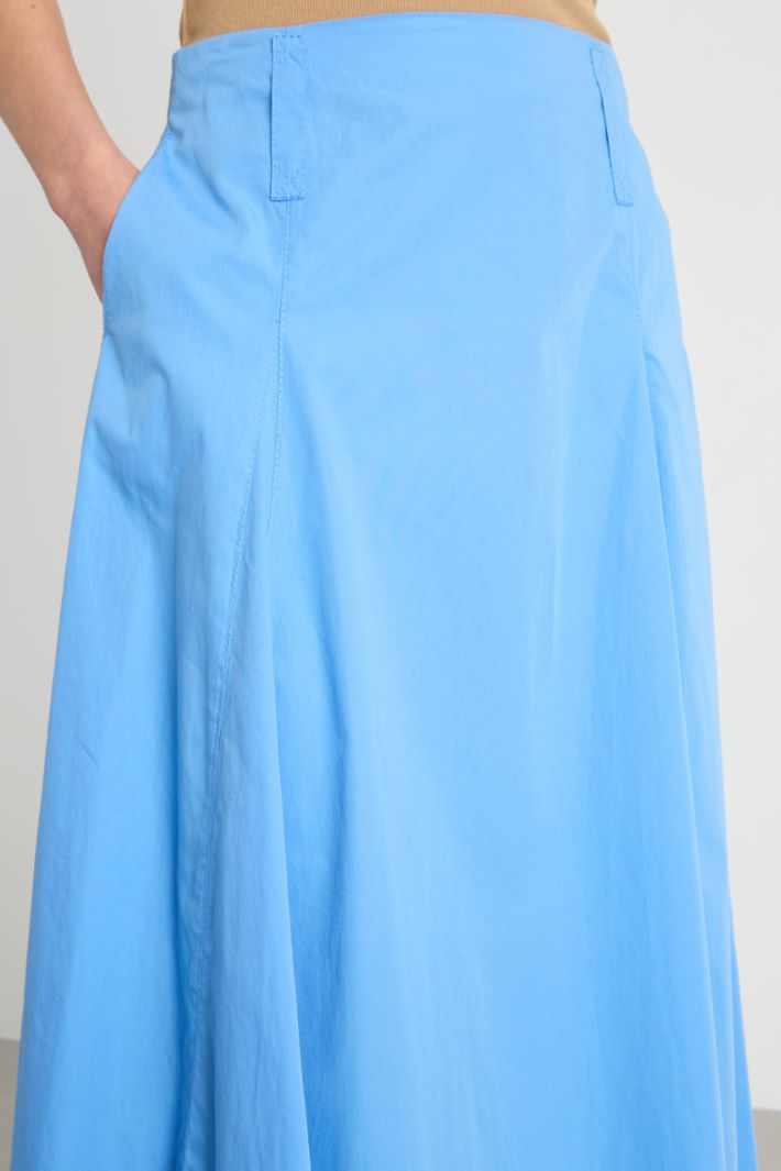 Poplin midi skirt Intrend - 3