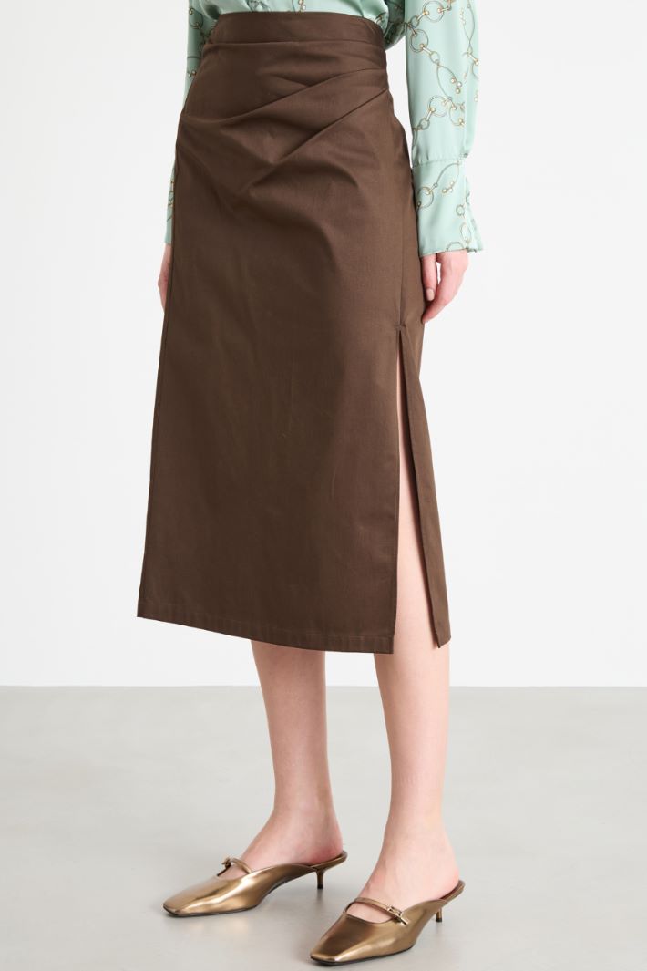 Draped pencil skirt Intrend - 2