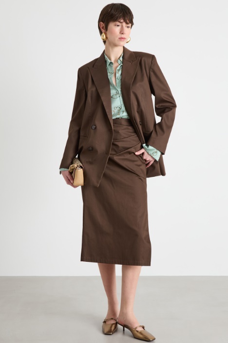 Draped pencil skirt Intrend