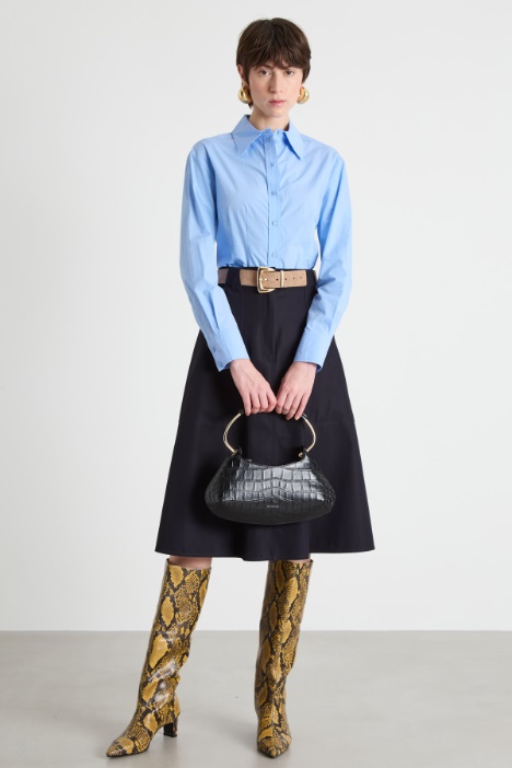 Slim-fit poplin shirt Intrend