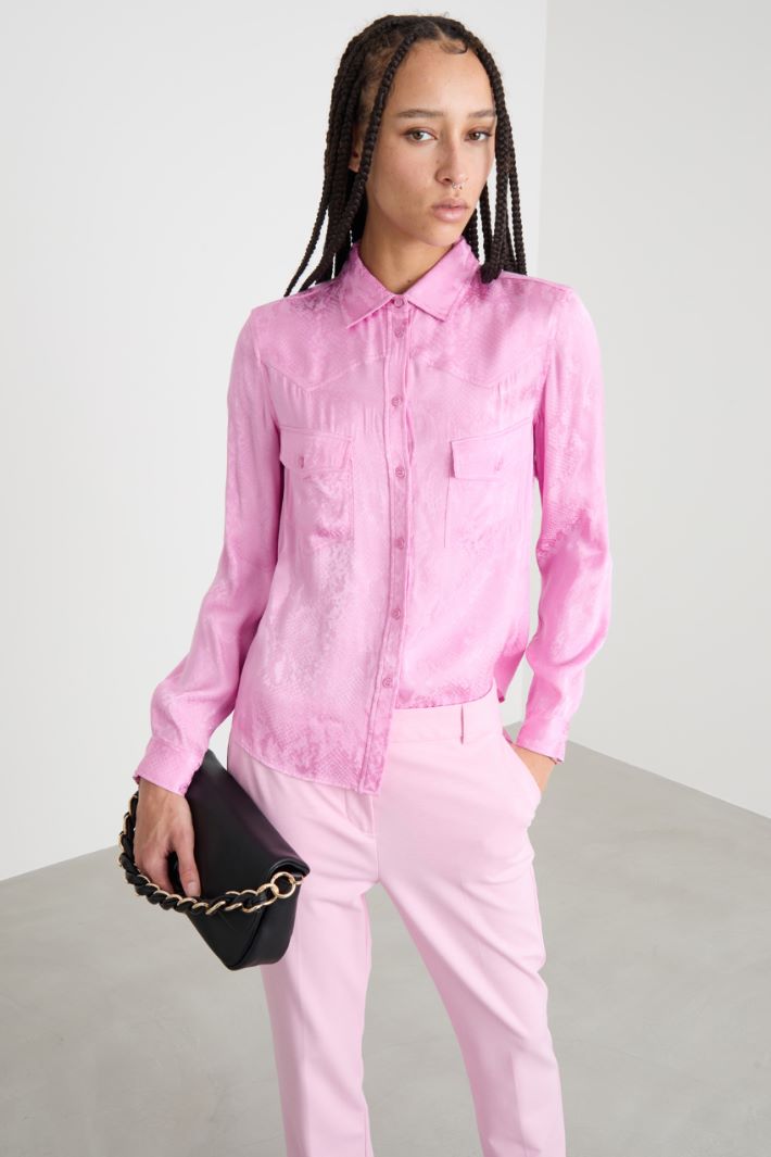 Camisa jacquard Intrend - 2