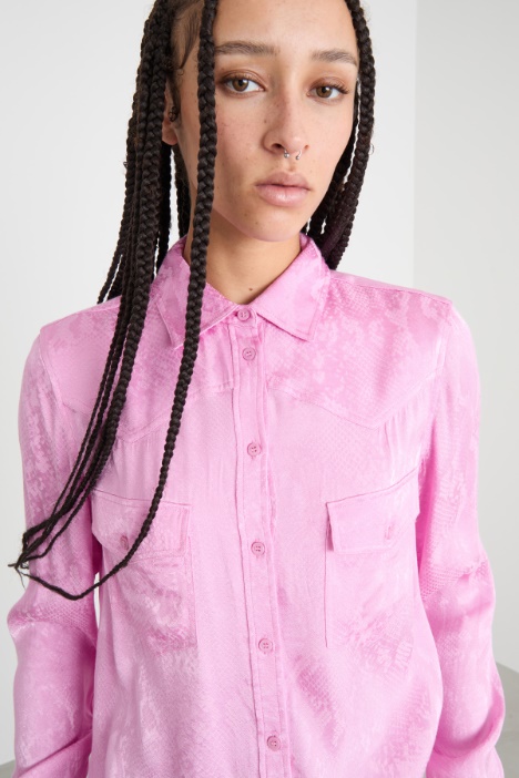 Camicia jacquard