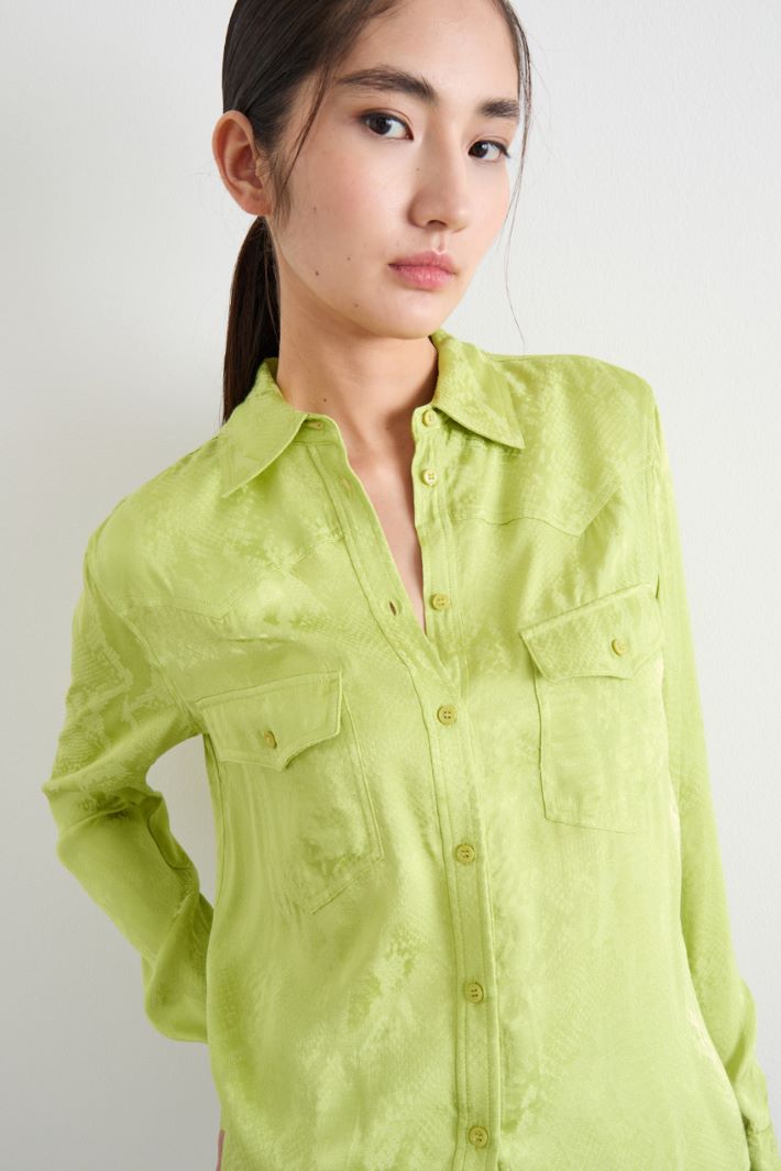 Jacquard shirt Intrend - 3