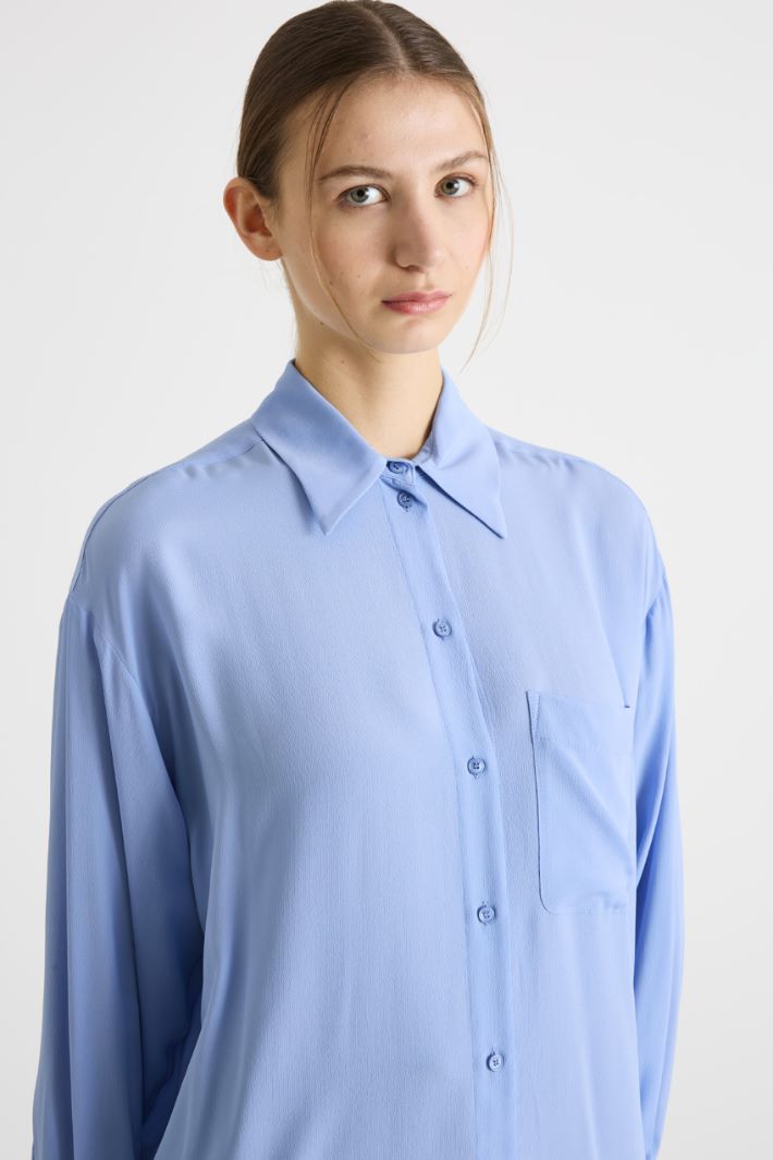 Crepe de chine shirt Intrend - 3