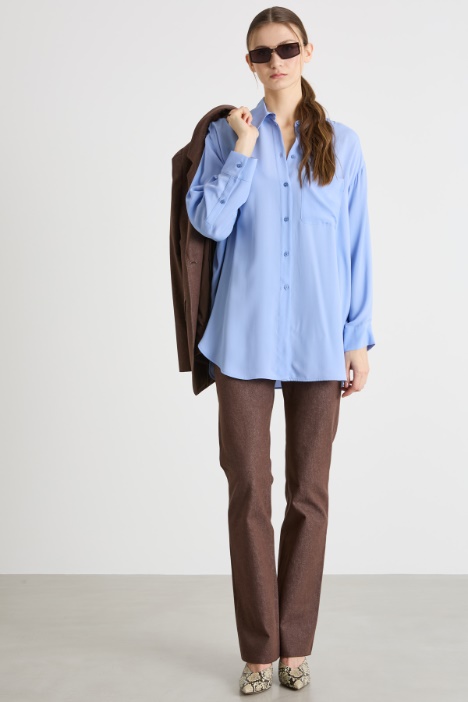 Crepe de chine shirt Intrend