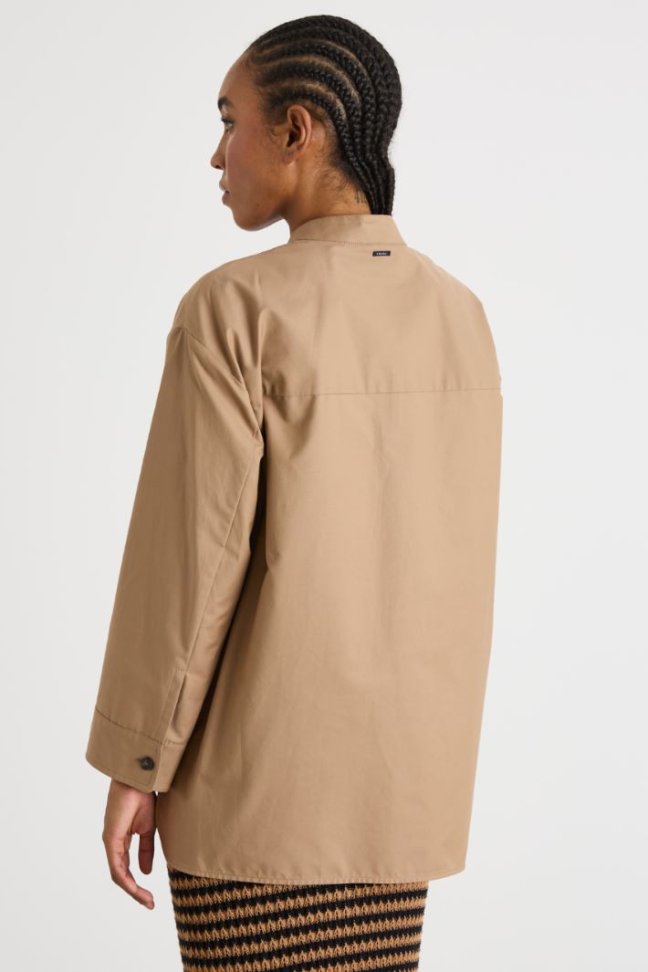 Oversized taffeta shirt Intrend - 4