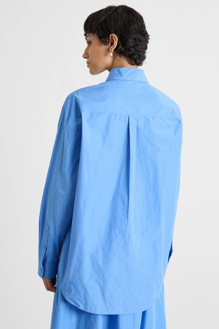 Oversized taffeta shirt Intrend - 4