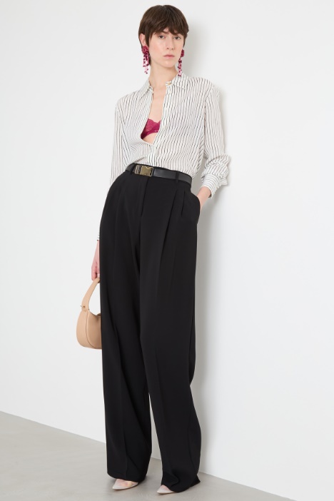 Printed crepe blouse Intrend