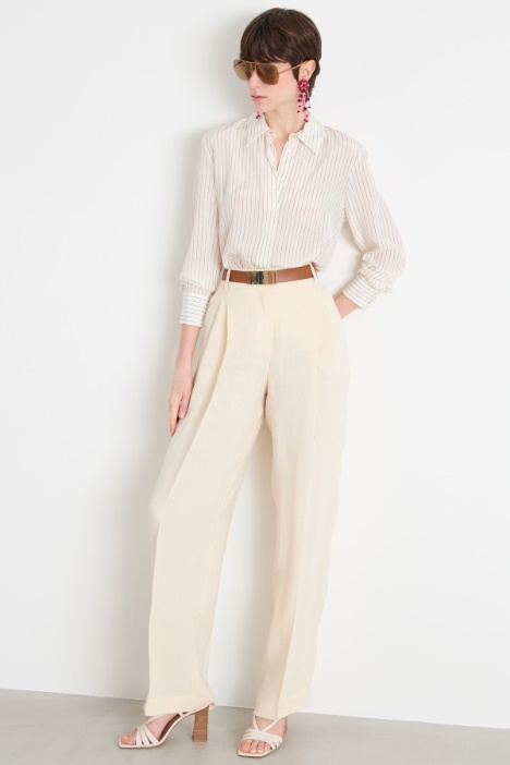 Printed crepe blouse Intrend