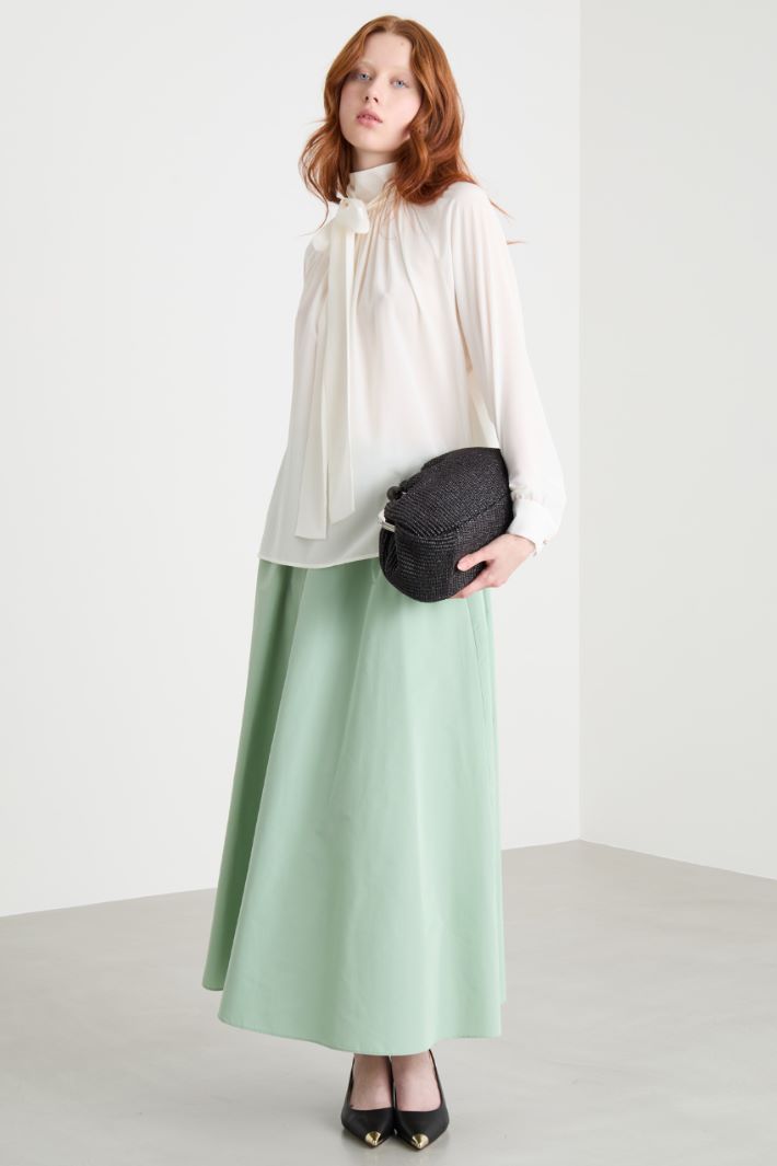 Scarf-neck blouse Intrend