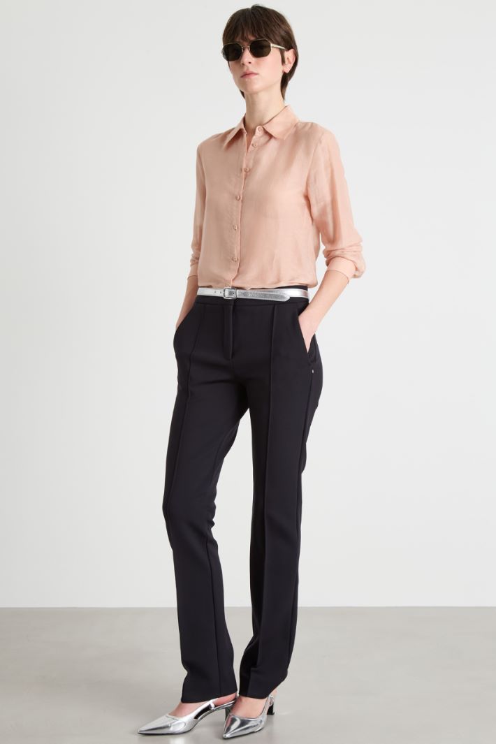 Blusa in voile Intrend