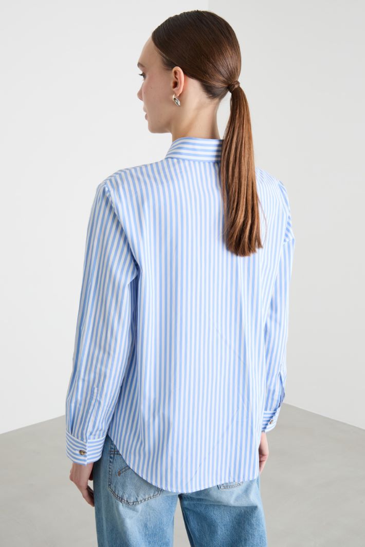 Oversized Poplin Shirt Intrend - 4