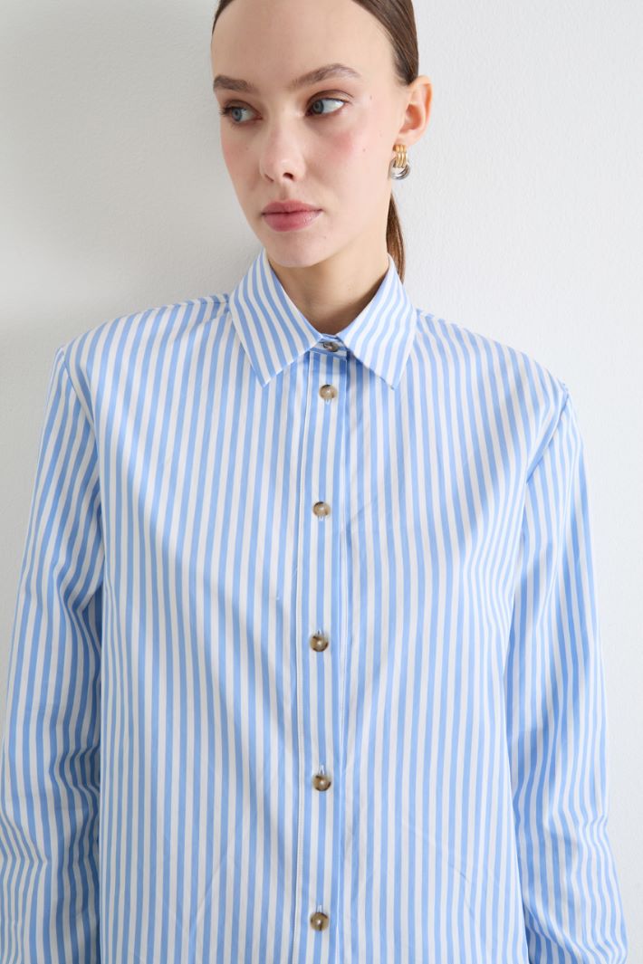Oversized Poplin Shirt Intrend - 3