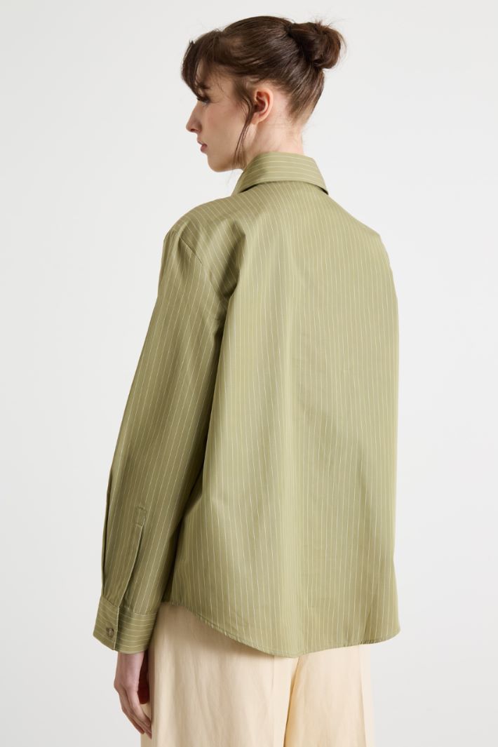 Oversized Poplin Shirt Intrend - 4