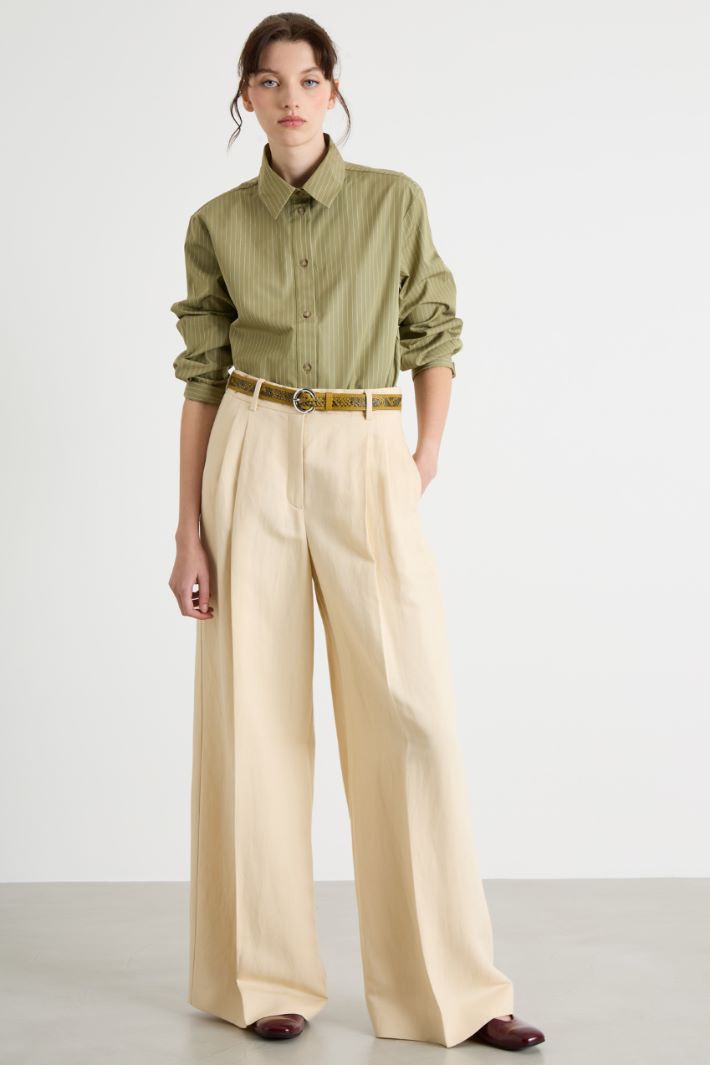 Oversized Poplin Shirt Intrend