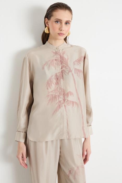 Blusa con stampa piazzata Intrend