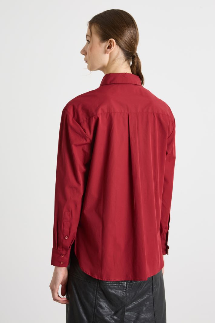 Oversized poplin shirt Intrend - 4