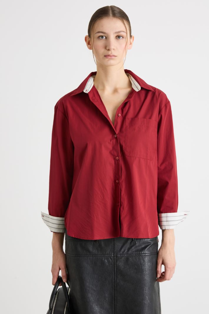 Oversized poplin shirt Intrend - 2