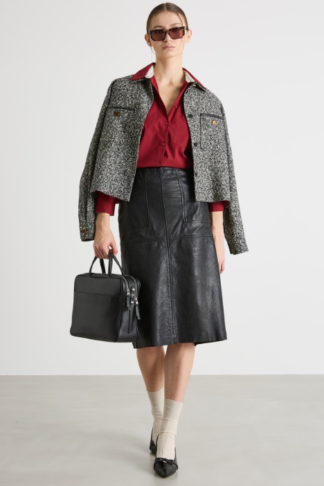 Oversized poplin shirt Intrend