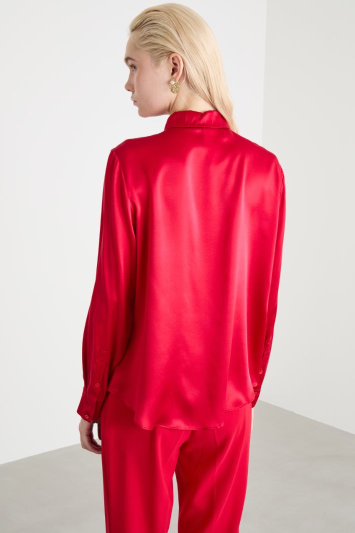 Satin blouse Intrend - 4