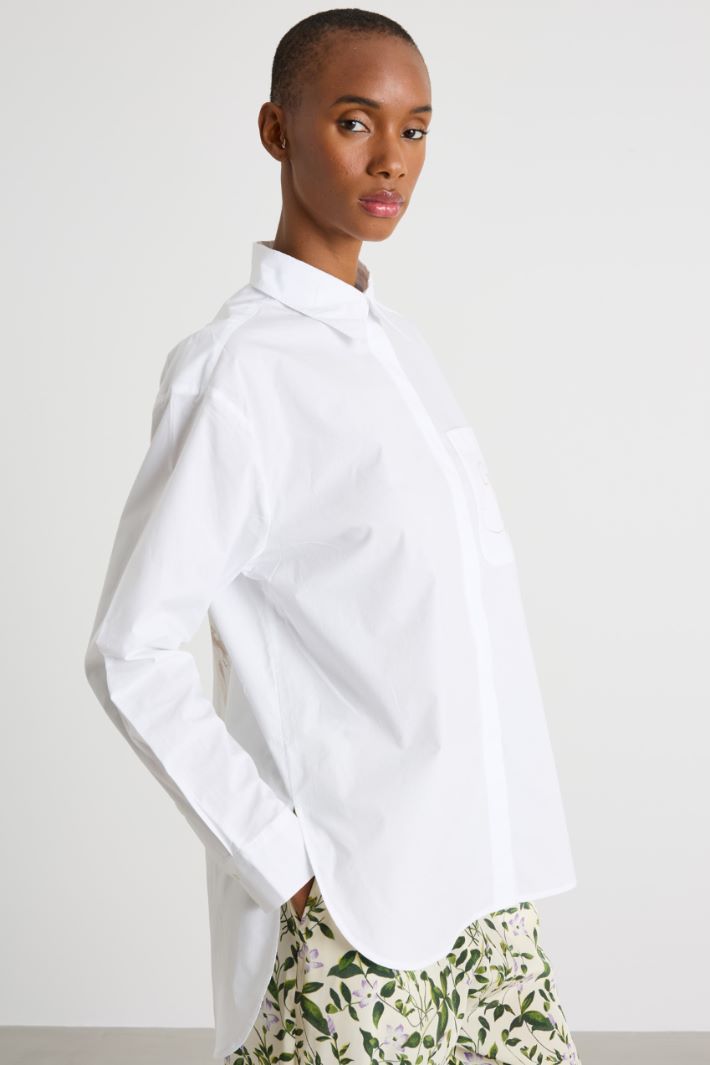 Oversized printed shirt Intrend - 2