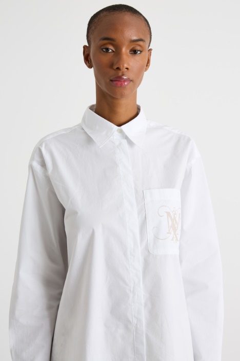 Camicia oversize con stampa