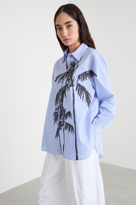 Oversized printed shirt Intrend