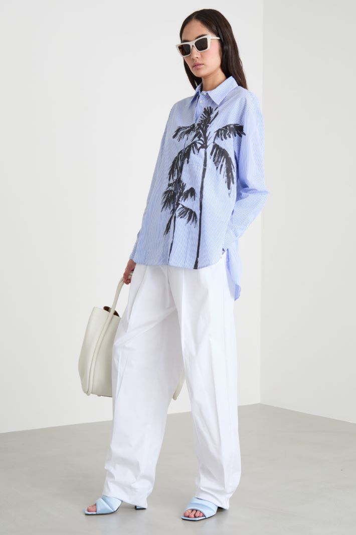 Oversized printed shirt Intrend