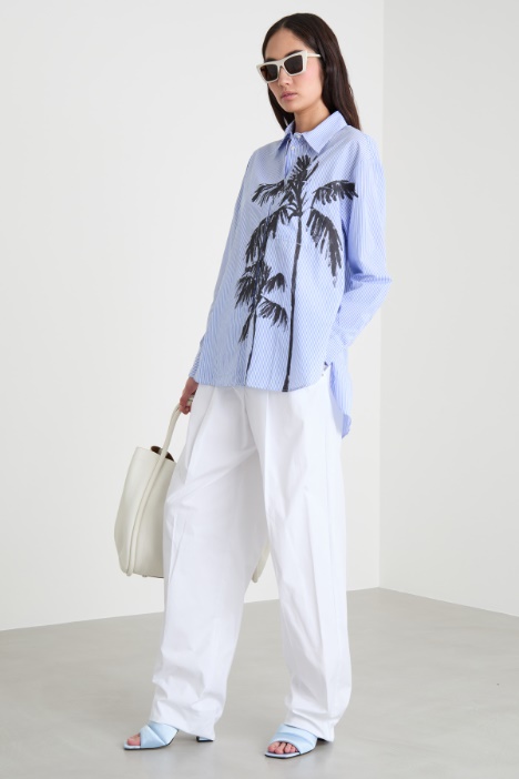 Oversized printed shirt Intrend