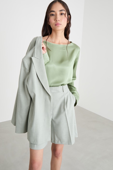 Fluid satin blouse Intrend