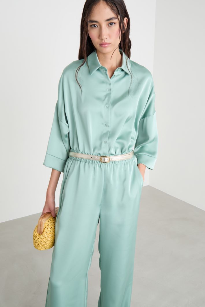 Fluid satin shirt Intrend - 2