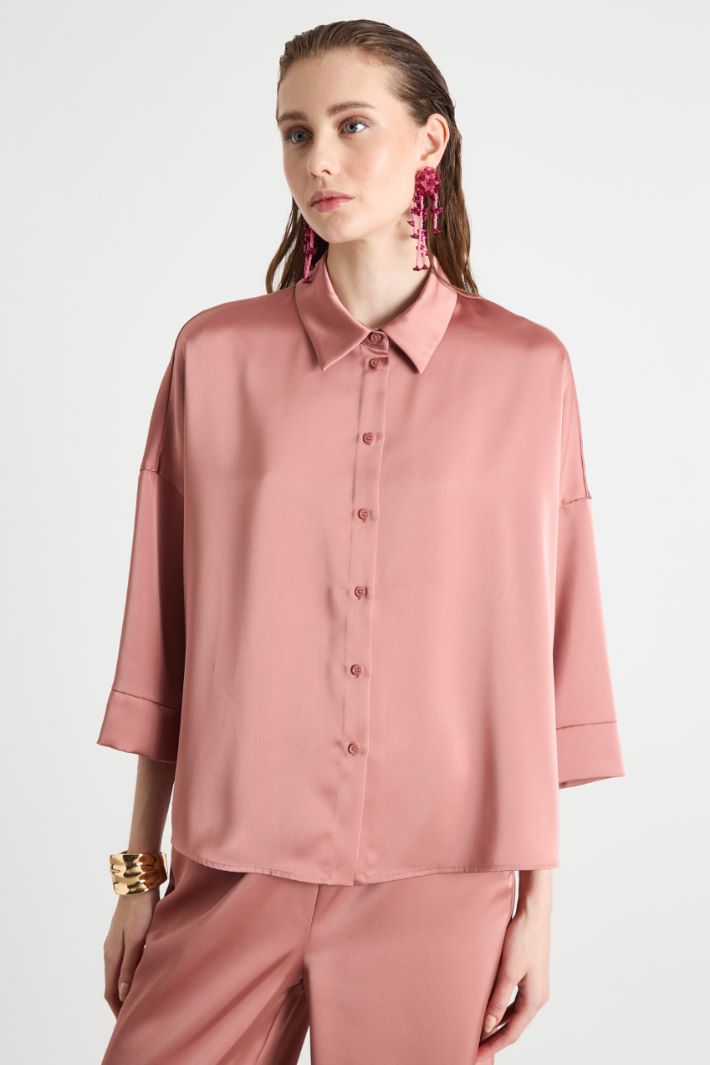 Camicia in raso fluido Intrend - 2