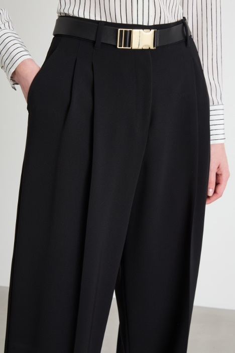 Pantalone lungo in cady